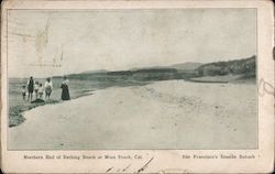 Northern end of Bathing rock San Francisco, CA Postcard Postcard Postcard