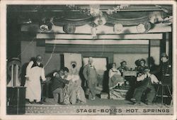 Stage and players Boyes Hot Springs, CA Postcard Postcard Postcard