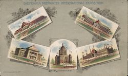 California Midwinter International Exposition 1864 - Assorted buildings. Sperry's Flour Trade Card