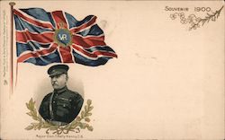 Major-Gen. T. Kelly Kenny. C.B., British VR flag Military Postcard Postcard Postcard