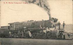 G.N. Mallet Compound Engine Postcard