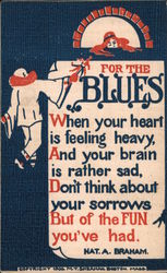 For the Blues by Nat A. Braham Circus Postcard Postcard Postcard