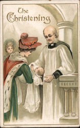 The Christening Postcard