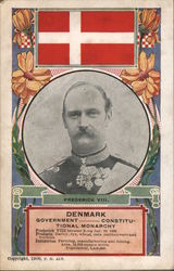 King Frederick VIII - Denmark Royalty Postcard Postcard Postcard