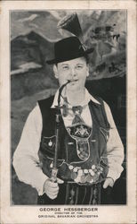 George Hessberger, Director of the Original Bavarian Orchestra Performers & Groups Postcard Postcard Postcard