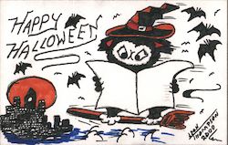 Happy Halloween Postcard