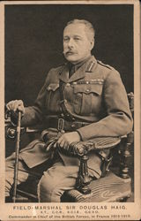 Field Marshal Sir Douglas Haig World War I Postcard Postcard Postcard