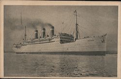 SS Providence - Fabre Line Postcard