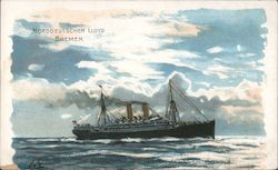 Norddeutscher Lloyd Dremen Postcard