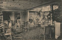 Conservatory, Hamburg-Amerika Line Postcard