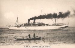 R.M.S. Empress of India Steamers Postcard Postcard Postcard