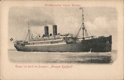 Norddeutscher Lloyd, Bremen Steamers Postcard Postcard Postcard