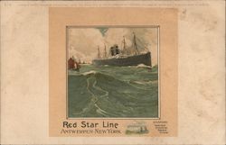 Red Star Line Postcard Postcard Postcard