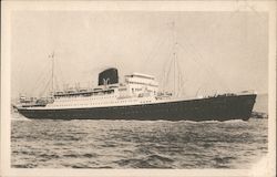 The mail ship "Champollion" Boats, Ships Postcard Postcard Postcard