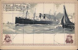 Red Star Line Postcard Postcard Postcard