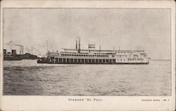 Steamer "St Paul" Postcard