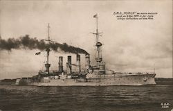 S.M.S. Yorck, 1914 World War I Postcard Postcard Postcard