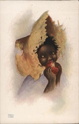 Black Girl in Big Straw Hat, Cockrell - Swift Pride Soap Black Americana Trade Card Trade Card Trade Card