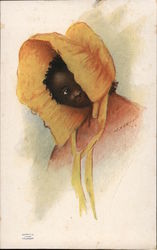 Black Girl in a Prairie Hat by Cockrell - Swift's Pride Soap Trade Card