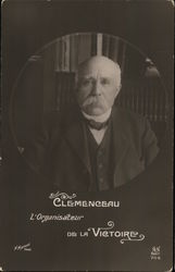 Clemenceau l'organisateur de la Victorie, Prime Minister World War I N. Manuel Postcard Postcard Postcard