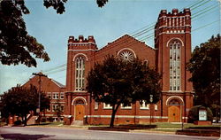 River Mont Avenue Bapist Church Postcard