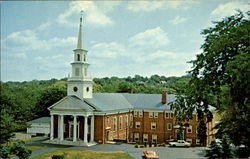 Picturesque Central Baptist Church Postcard