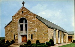 Immaculate Heart of the Mary Church Mercer, PA Postcard Postcard