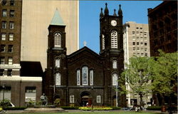 The Old Stone Church On Public Square Cleveland, OH Postcard Postcard