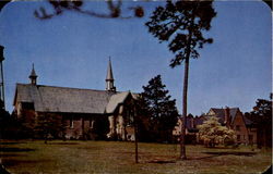 Sacred Heart Church And Clergy Rest House Postcard