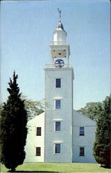 Meeting House- West Parish Congregational Church Cape Cod, MA Postcard Postcard