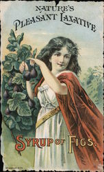 Syrup of Figs - Nature's Pleasant Laxative California Advertising Trade Card Trade Card Trade Card