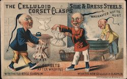 Improved Corset Clasps & Company - Chinese Laundry Trade Card