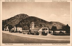 Motel Inn San Luis Obispo, CA Postcard Postcard Postcard