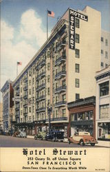 Hotel Stewart Postcard