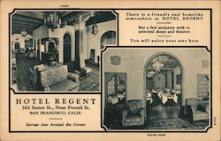 Hotel Regent San Francisco, CA Postcard Postcard Postcard