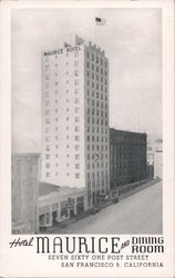 Hotel Maurice and Dining Room Postcard