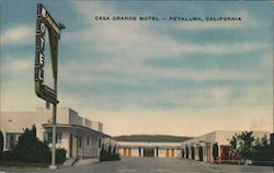 Casa Grande Motel Postcard