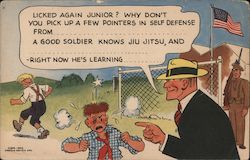 Dick Tracy card, U. S. Army soldiers Postcard Postcard Postcard