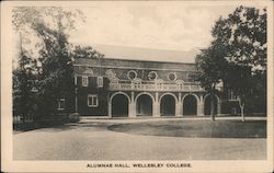 Alumnae Hall, Wellesley College Massachusetts Postcard Postcard Postcard