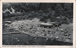 Popular Russian River Beach Postcard