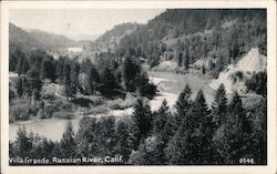 Villa Grande, Russian River Postcard