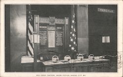 Red Cross Canteen, Union Station Postcard