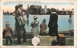 U.S. Immigration Station, Ellis Island Postcard