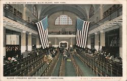 U.S. Immigration Station, Ellis Island New York City, NY Postcard Postcard Postcard