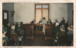 U.S. Immigration Station Board of Special Inquiry, Ellis Island New York City, NY Postcard Postcard Postcard