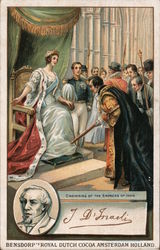 Crowning of the Empress of India. Ad for Bensdorp's Royal Dutch Cocoa Amserdam, Holland Netherlands Postcard Postcard Postcard