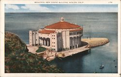 Beautiful New Casino Building Postcard