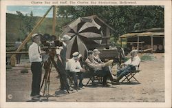 Charles Ray and Staff, The Charles Ray Productions Postcard