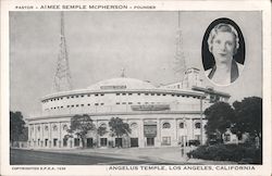 Angelus Temple Postcard