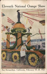 Eleventh National Orange Show, Urbita Springs Park, 1921 Postcard